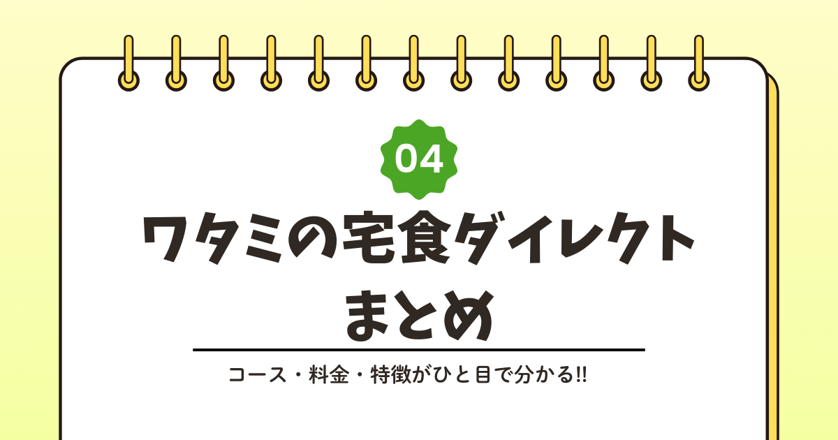 ワタミの宅食ダイレクトとは？サービス内容をわかりやすく解説記事のアイキャッチ画像