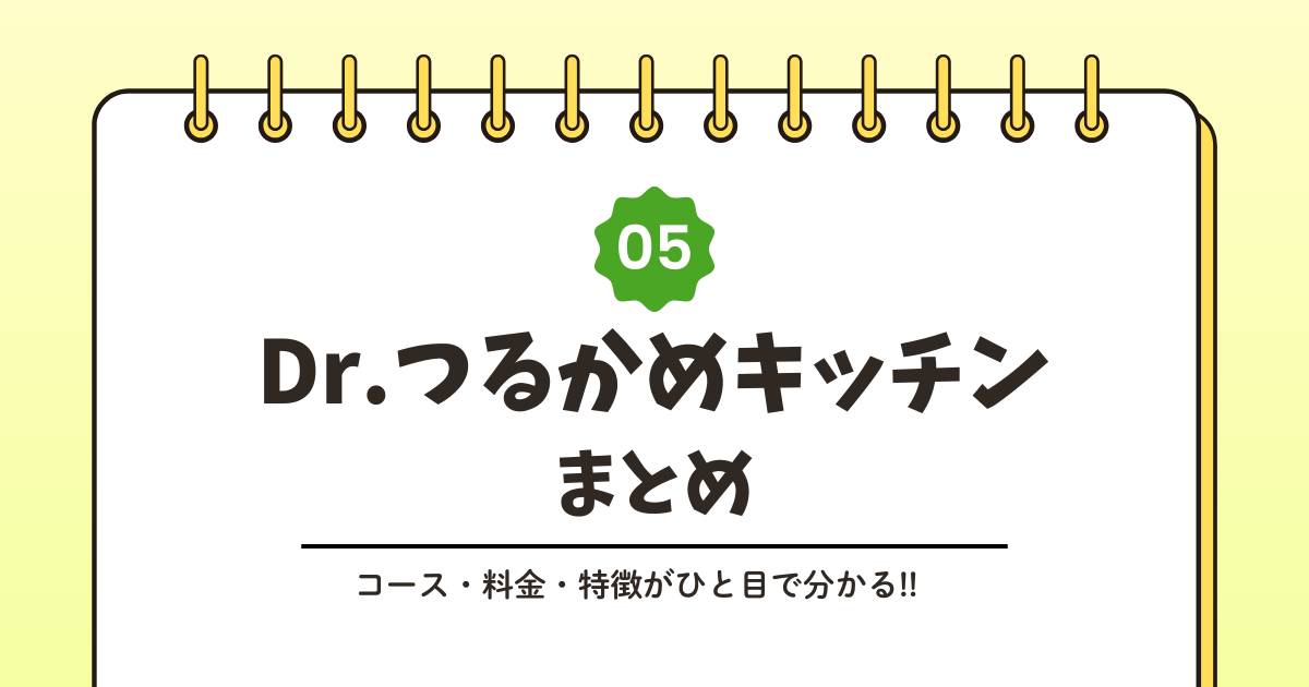 Dr.つるかめキッチンとは？サービス内容をわかりやすく解説記事のアイキャッチ画像
